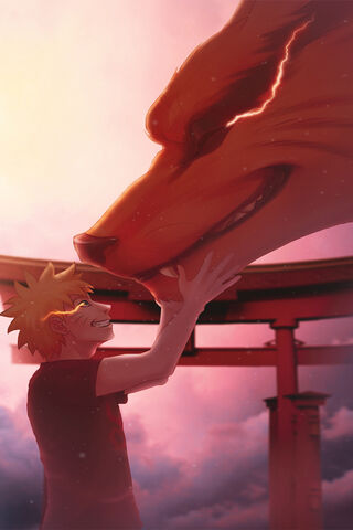 Bond Beyond Limits: Naruto and Kurama's Connection 🐾✨