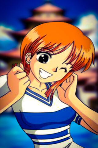 Nami's Cheerful Adventure 🌊✨