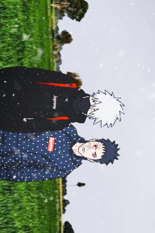 Winter Bonds: Obito and Kakashi in the Snow ❄️