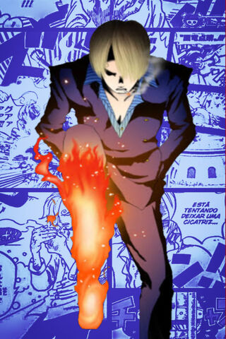 Sanji's Fiery Kick: A Culinary Warrior in Action! 🔥👟