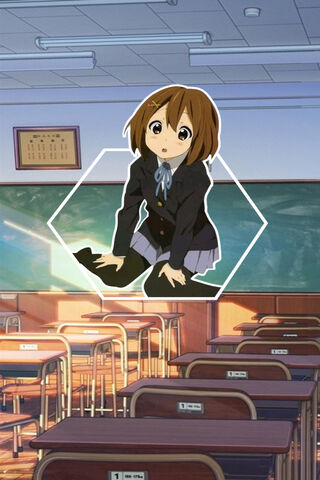 Yui Hirasawa: The Heart of the Classroom 🎶✨