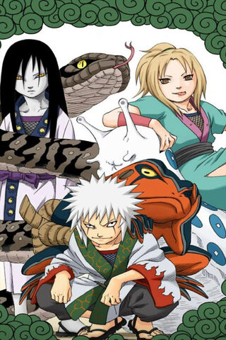The Legendary Trio: Young Sannin Unleashed! 🌟