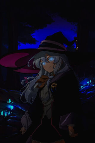 Mystical Night: The Enigmatic Witch 🌙✨