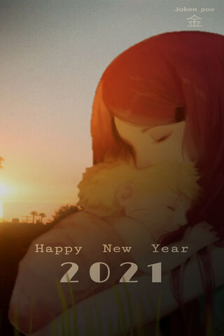 A Heartfelt New Year: Kushina and Naruto 🌅❤️