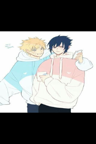 Modern Naruto & Sasuke: A Trendy Duo! 🌟