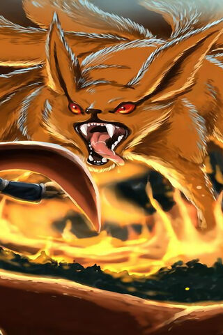 The Fiery Spirit of Nine Tails 🔥🐾