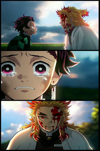 A Heartfelt Encounter: Rengoku and Tanjiro's Bond