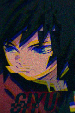 Giyu's Intense Gaze: A Digital Dream