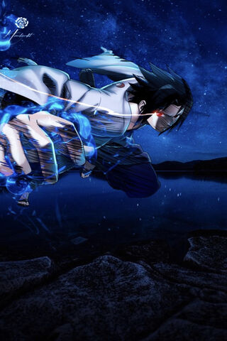 Sasuke Uchiha: The Avenger in the Night