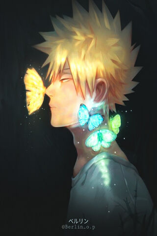 Whispers of Transformation: Bakugo's Butterfly Moment 🦋✨
