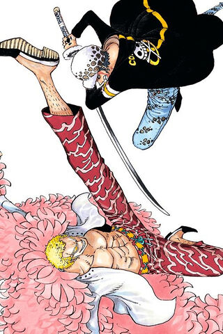 Doflamingo's Clash: A Battle of Wills! ⚔️🌸