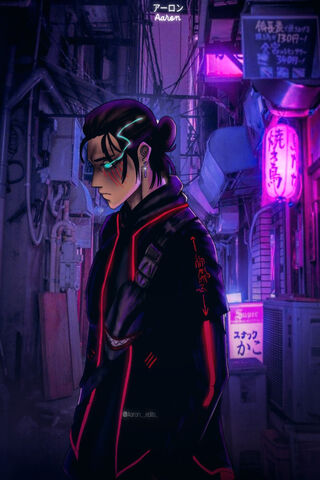 Eren Yeager: A Neon Dream