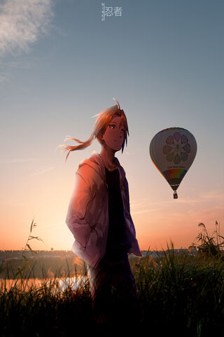 Edward Elric: A Journey Beyond the Horizon 🌅🎈