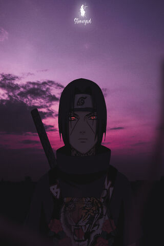 The Silent Guardian: Itachi Uchiha at Dusk 🌌