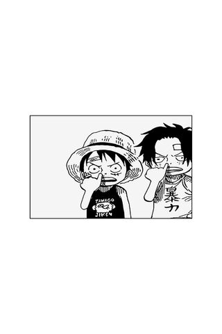 兄弟の絆：ルフィとエースが結ばれる！ 🌊❤ ️壁紙 - PHONEKYから携帯