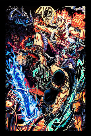 Luffy's Fiery Showdown!..