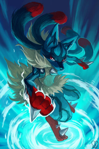 Mega Lucario: The Aura Warrior Unleashed! ⚡️