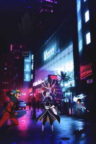 Night Showdown in Hidden Leaf 🌌⚔️