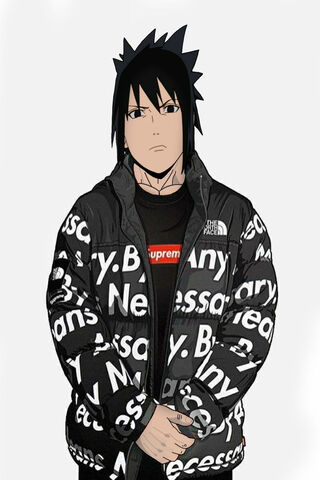 Sasuke's Street Style: The Ultimate Drip! 🖤✨