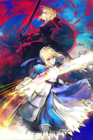 Dual Legends: The Light and Shadow of Saber