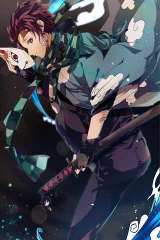 Tanjiro's Brave Leap into Battle! 🌟⚔️