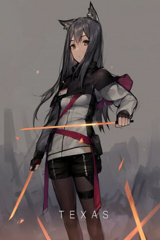 Texas: The Fearless Operator of Arknights! 🌟