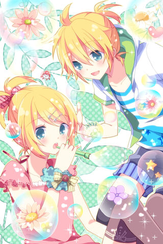 Springtime Harmony: Len and Rin Kagamine 🌸✨