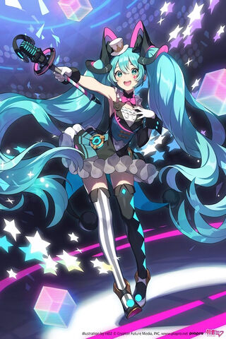 Hatsune Miku's Enchanting Performance 🌟🎤