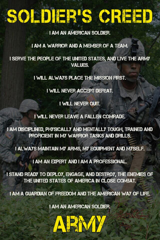 The Heart of a Warrior: Soldier's Creed
