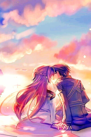 A Moment in the Virtual Sunset 🌅💖