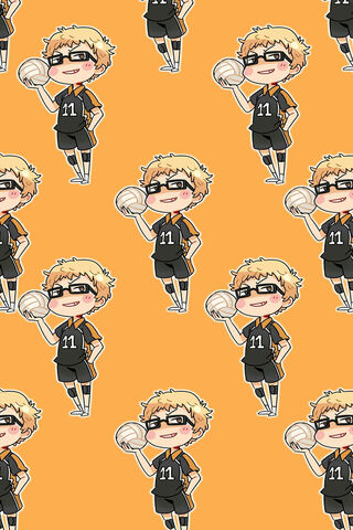 Tsukishima's Court Charm! 🏐✨