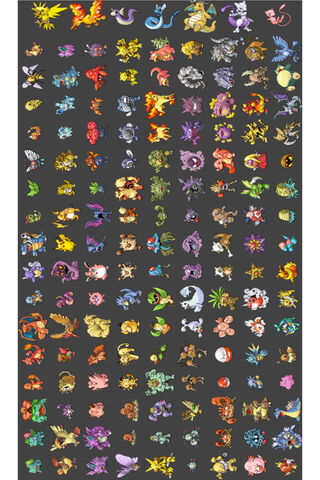 151 First Gen Pokemons