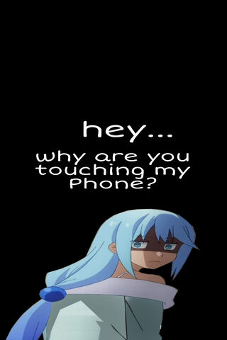 Aqua's Phone Dilemma 📱💦