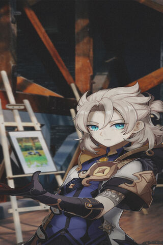 Albedo: The Alchemist of Teyvat 🌌✨