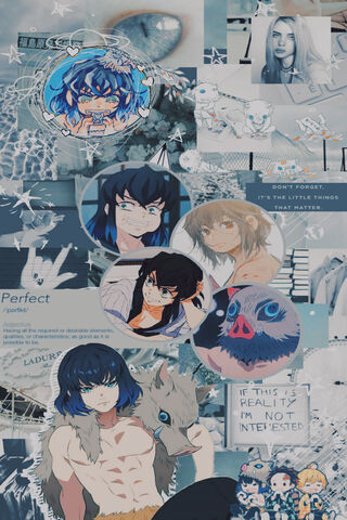 Chilling with Blue Inosuke: A Dreamy Aesthetic