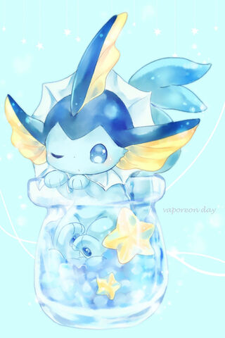 Vaporeon’s Magical Splash Day! 🌊✨