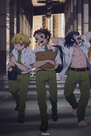 Demon Slayer: School Days Adventure! 🎒✨