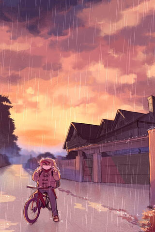 Chasing Dreams in the Rain 🌧️🚴 ️