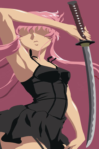 The Enigmatic Warrior: Gasai Yuno Unleashed ⚔️✨