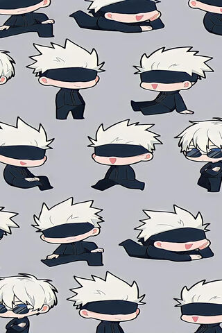 Chibi Gojou Satoru: The Playful Sorcerer! 🎉