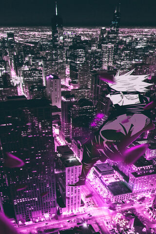 Gojo Satoru: Guardian of the City Lights 🌆✨