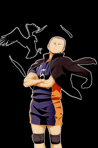 Tanaka's Fierce Spirit: The Hawk of Haikyuu! 🦅🏐
