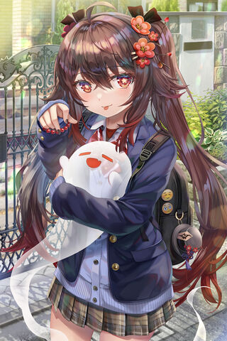 Hu Tao: The Playful Spirit of Liyue 🌸👻