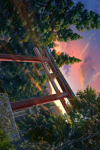 Mystical Gateway to Jujutsu Realms 🌅✨