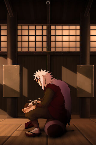 Jiraiya's Moment of Reflection 🌌