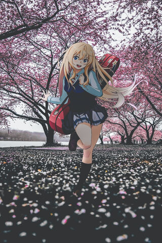Melody in Bloom: Kaori's Spring Adventure 🎶🌸