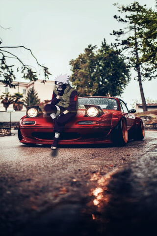 Ninja Meets Speed: Kakashi's Miata Adventure 🚗💨