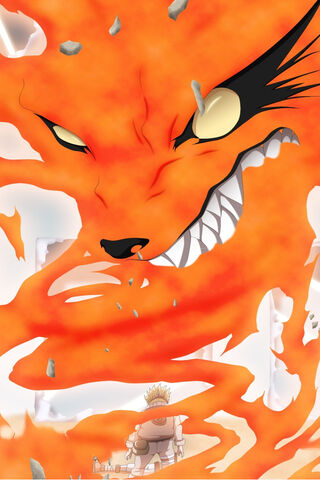 The Fiery Bond: Kurama and Naruto Unite! 🔥🐾