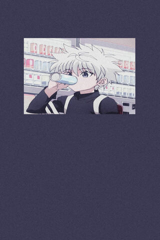 Chill Vibes with Killua 🥤✨