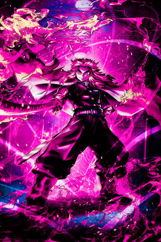 Kyojuro Rengoku: The Flame Hashira Ignites the Night! 🔥✨